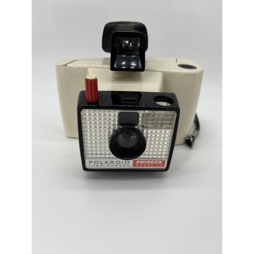 Vintage Polaroid Land Camera Swinger Model 20‎ With Strap